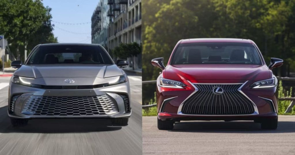 مقایسه لکسوس ES 350 و تویوتا Camry: انتخاب لوکس یا اقتصادی؟