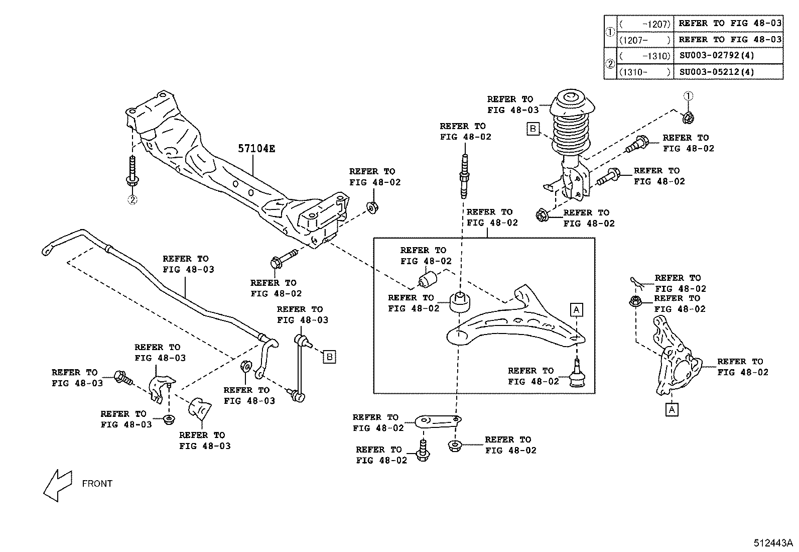 SUSPENSION CROSSMEMBER & UNDER COVER 1