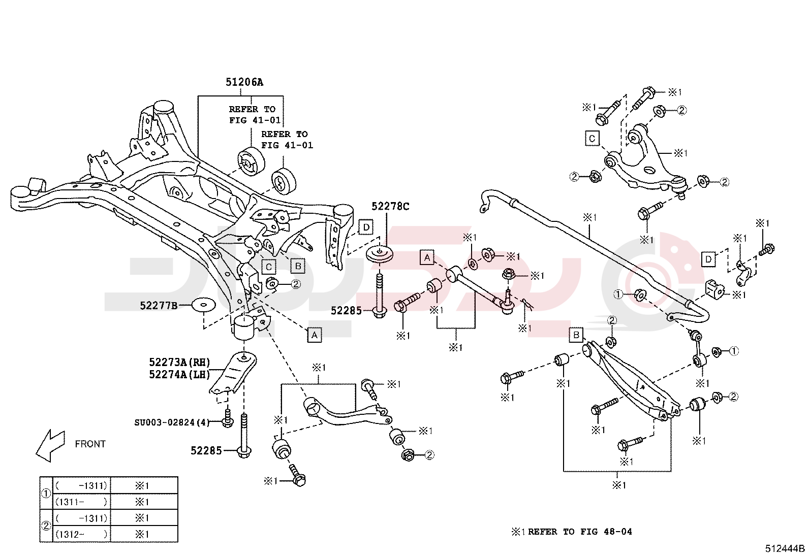 SUSPENSION CROSSMEMBER & UNDER COVER 2