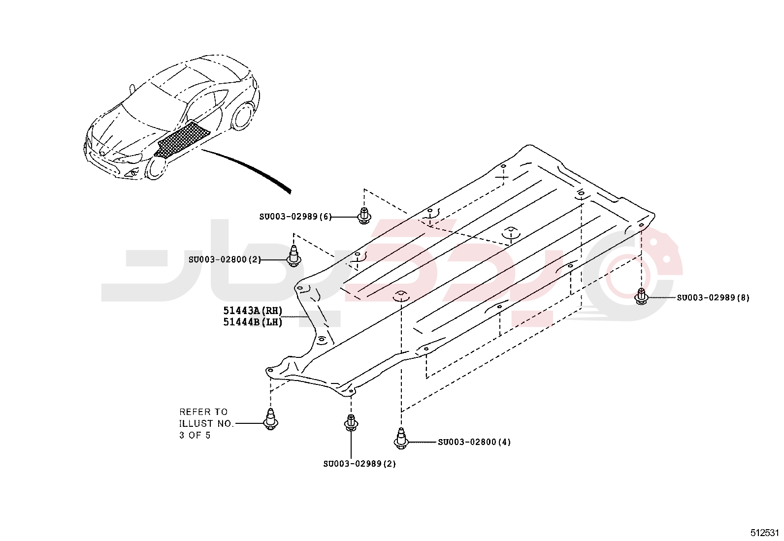 SUSPENSION CROSSMEMBER & UNDER COVER 4