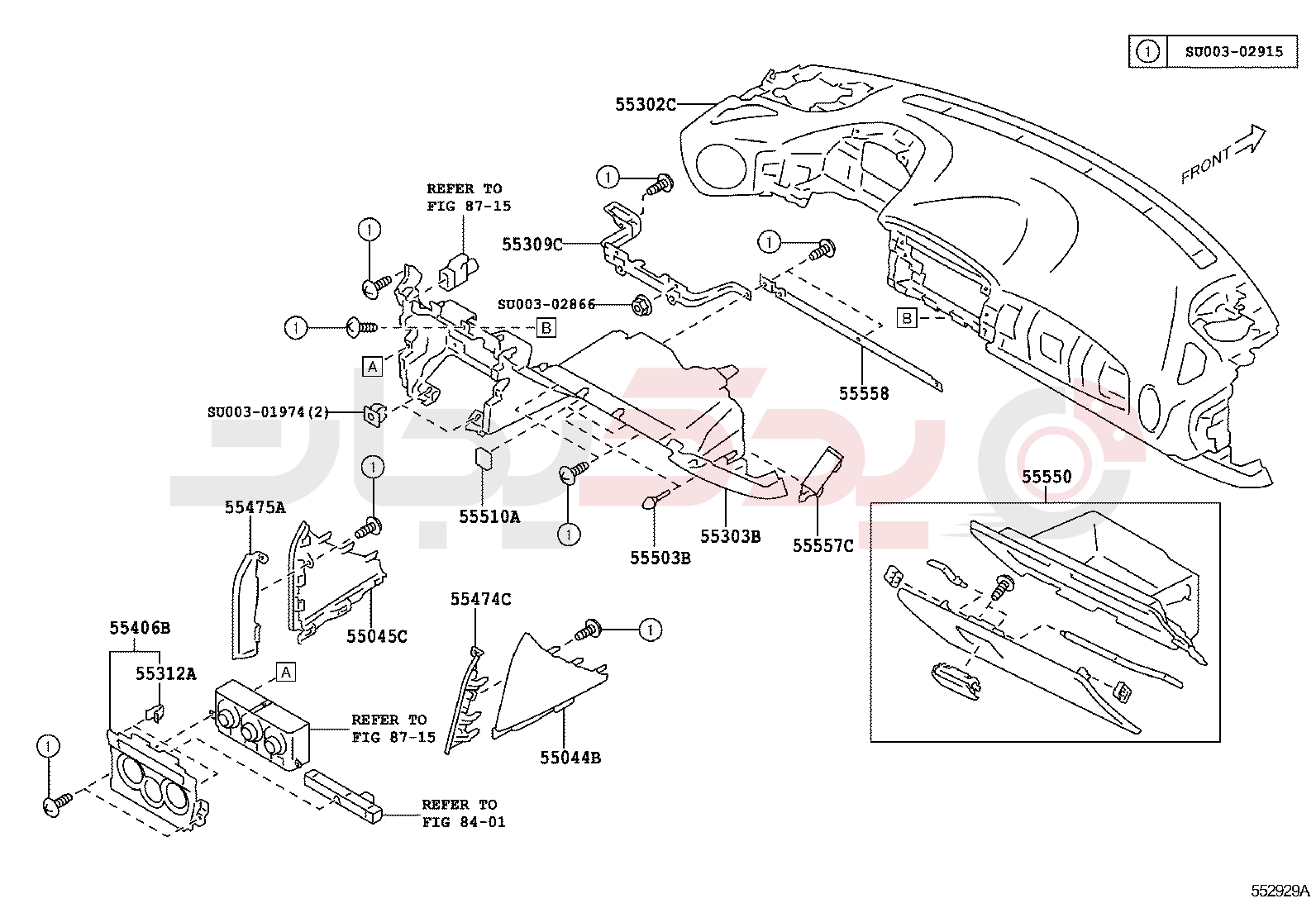 INSTRUMENT PANEL & GLOVE COMPARTMENT 3