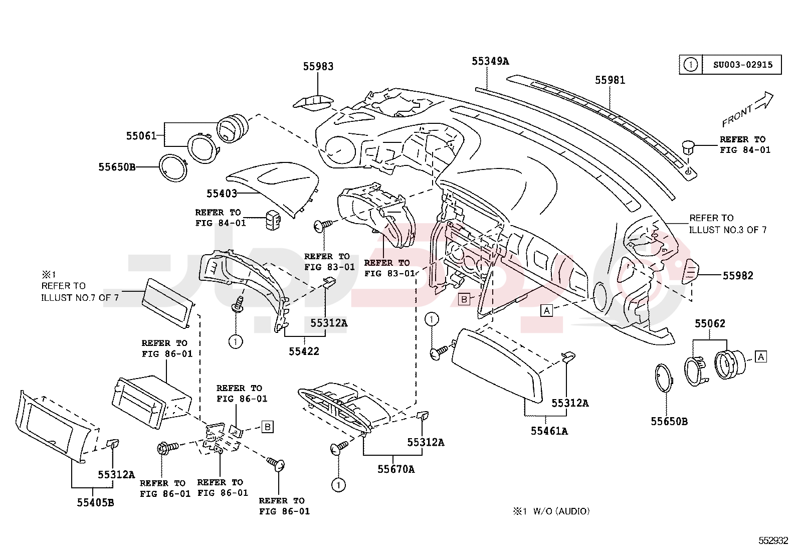 INSTRUMENT PANEL & GLOVE COMPARTMENT 2