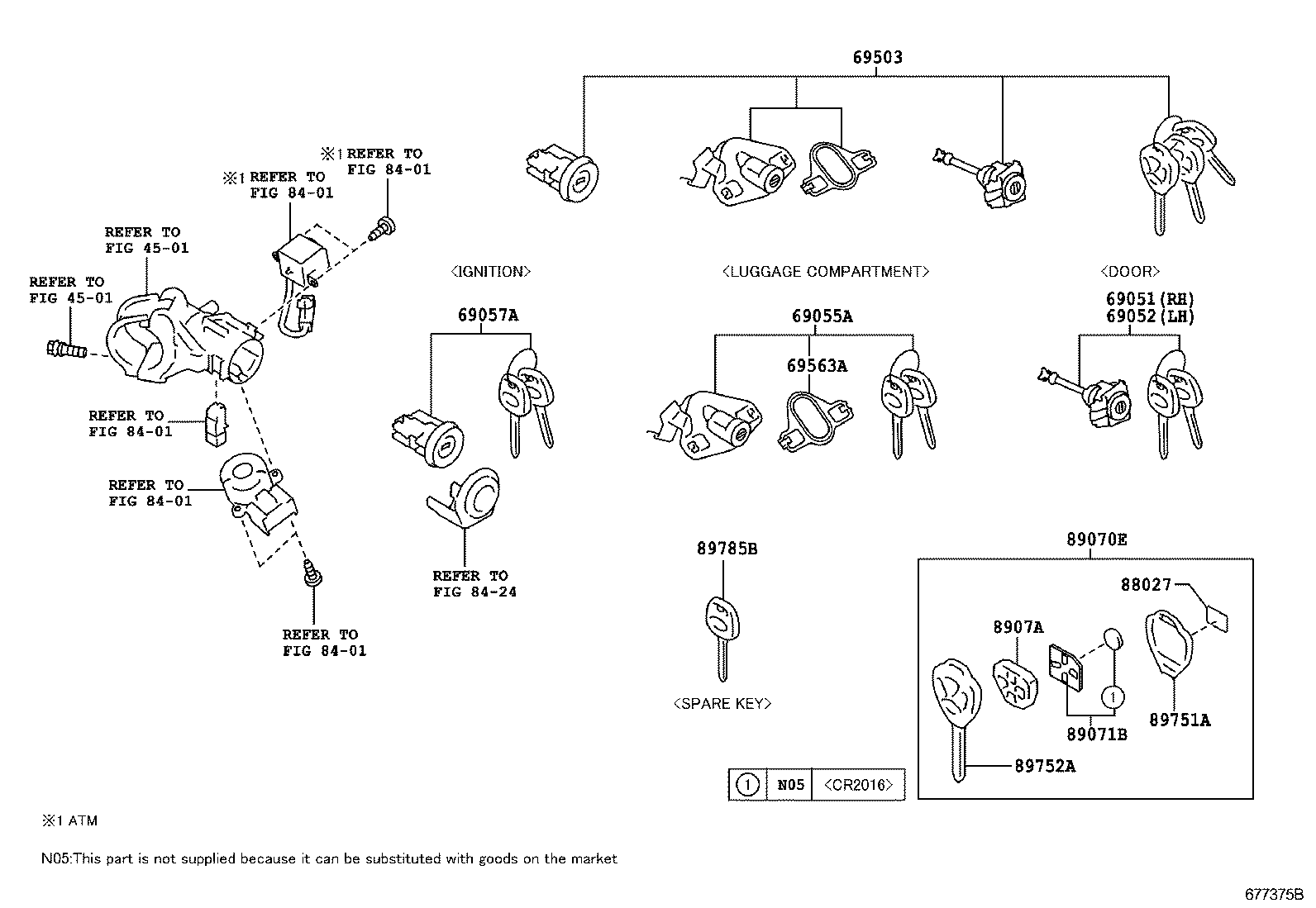 LOCK CYLINDER SET 1