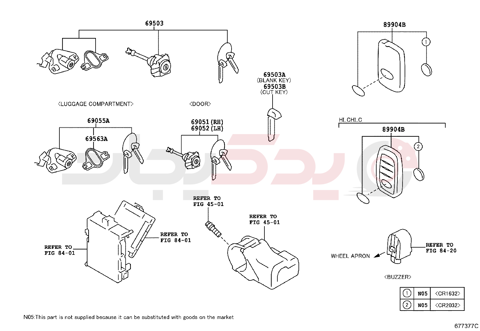 LOCK CYLINDER SET 2