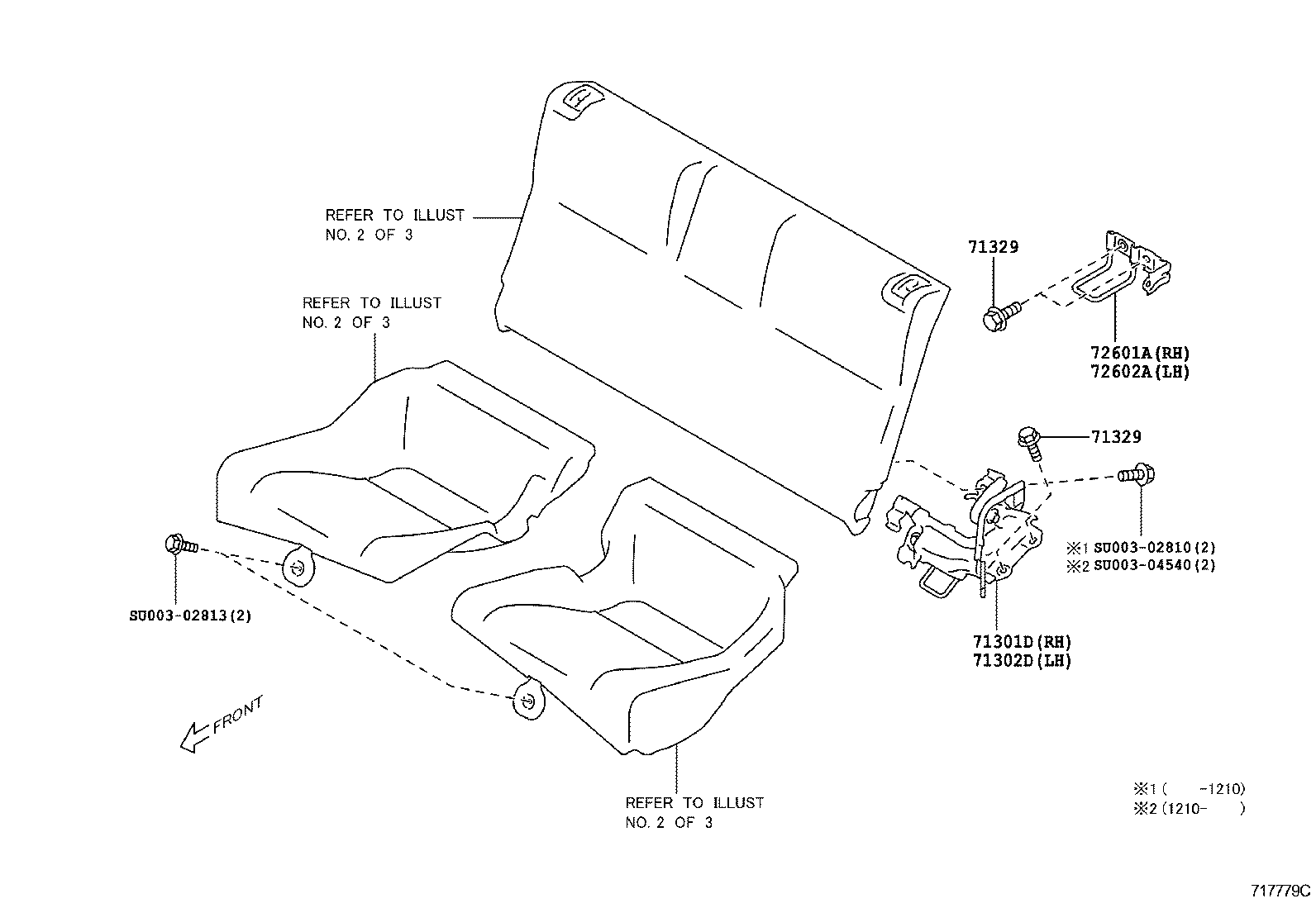 REAR SEAT & SEAT TRACK 1