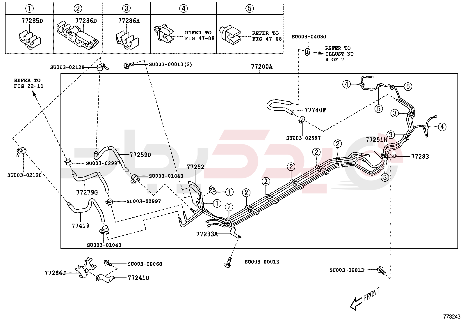 FUEL TANK & TUBE 5