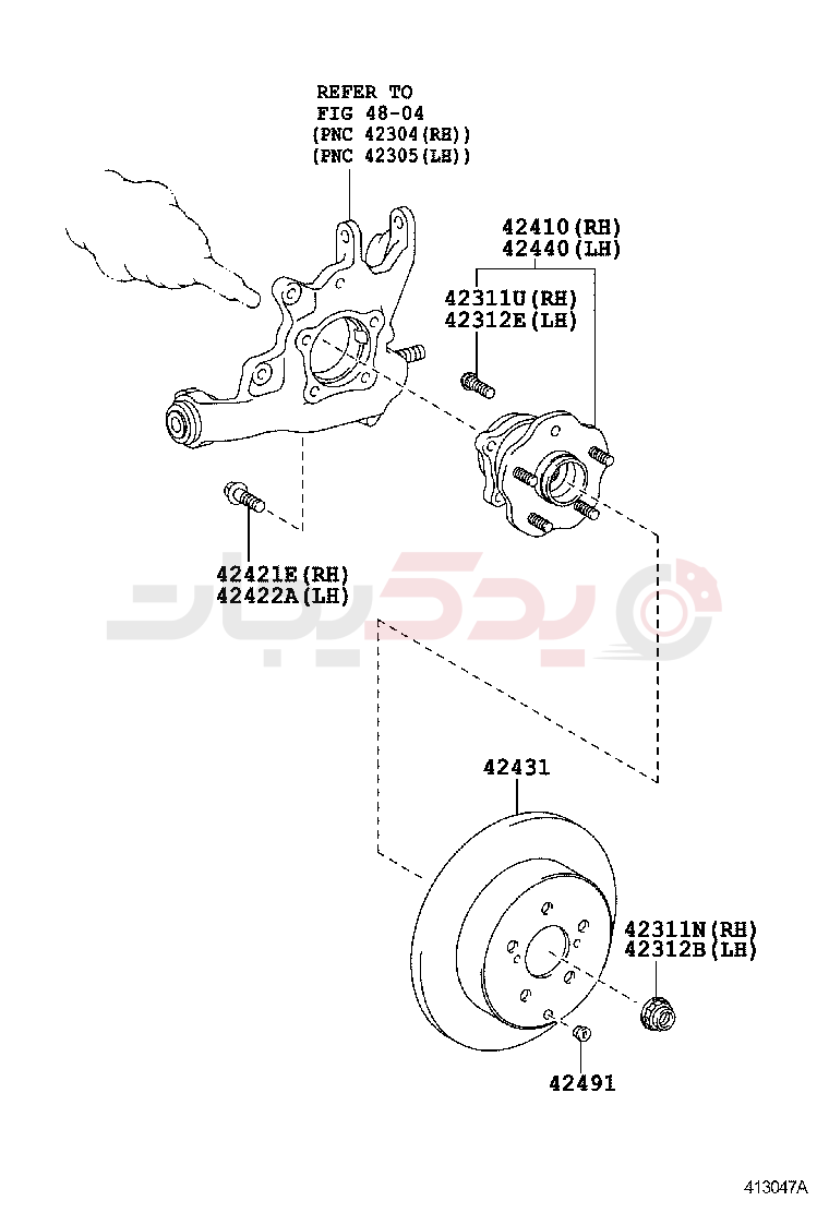 REAR AXLE SHAFT & HUB 2