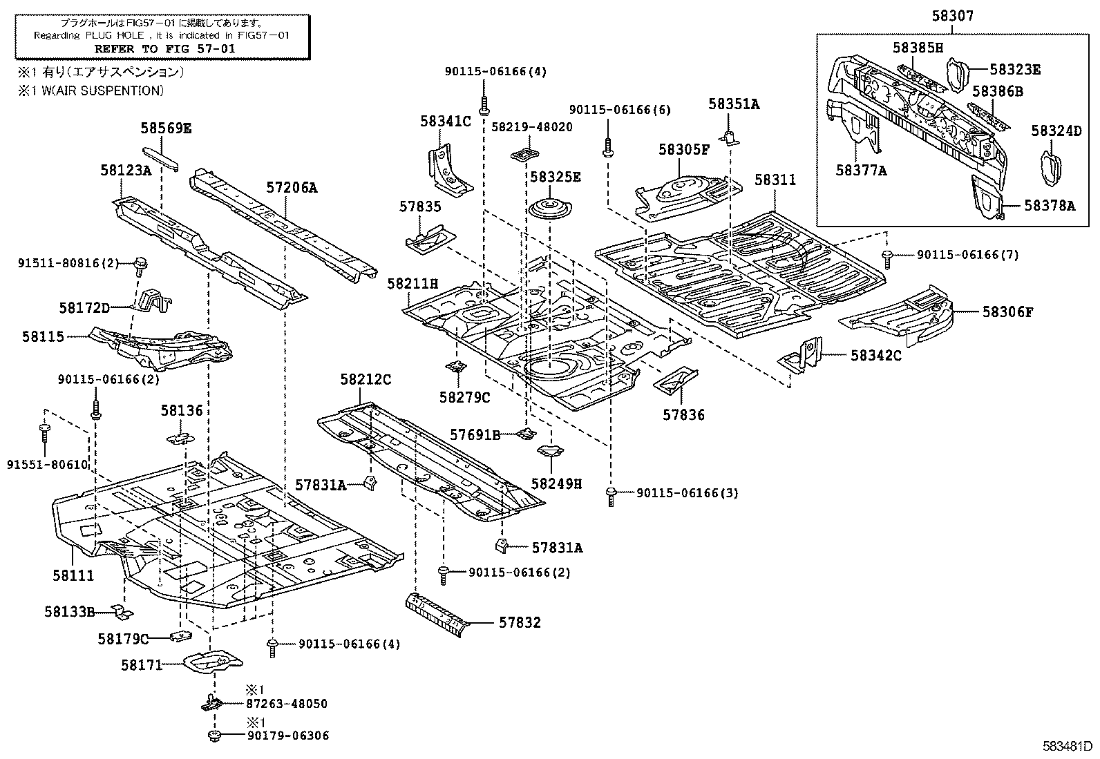 FLOOR PAN & LOWER BACK PANEL 1