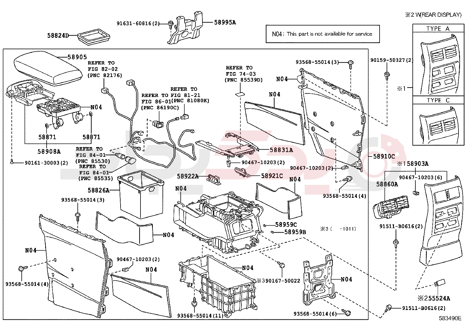 CONSOLE BOX & BRACKET 2