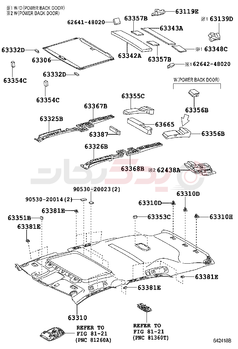 ROOF HEADLINING & SILENCER PAD 2