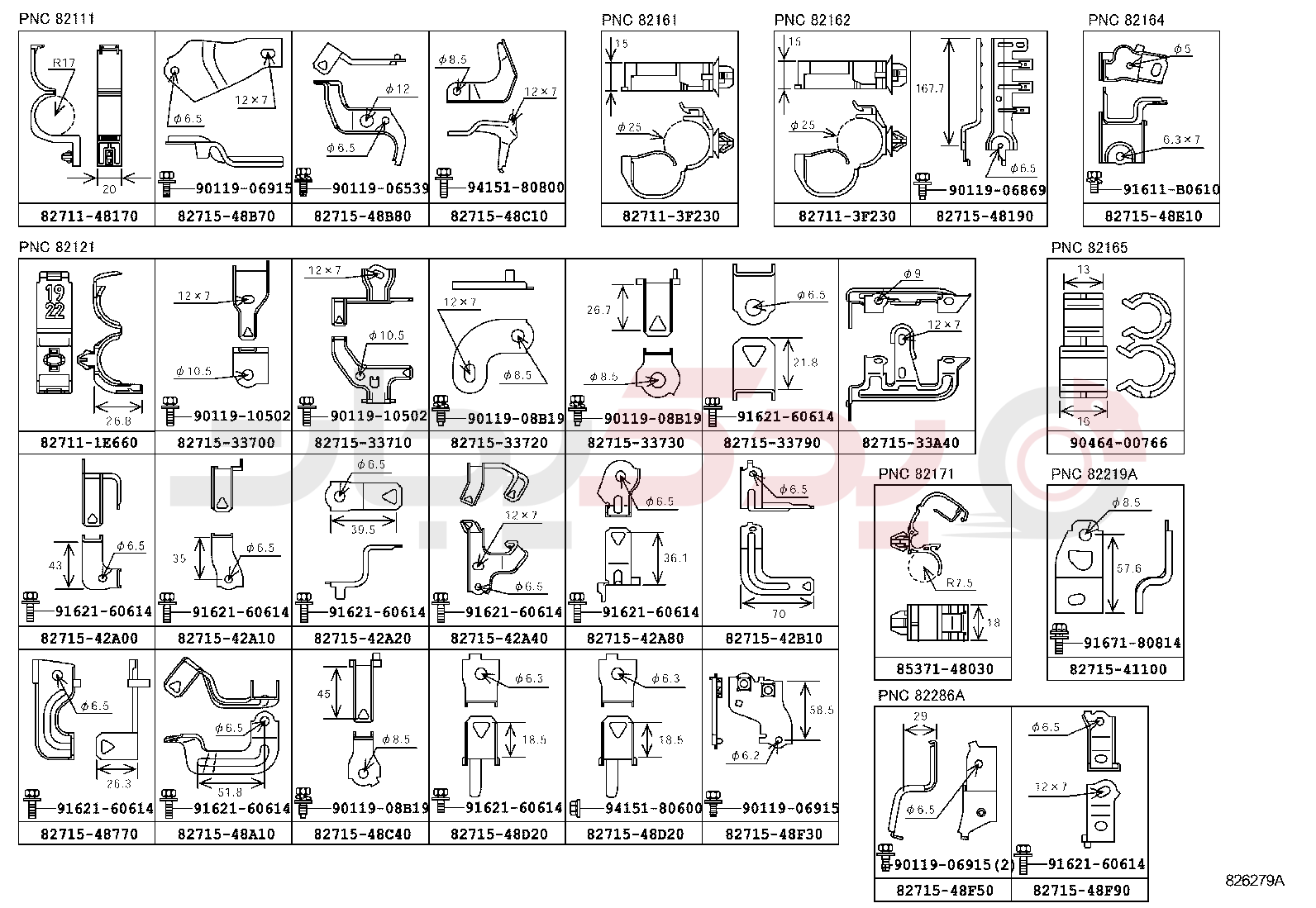 WIRING & CLAMP 7