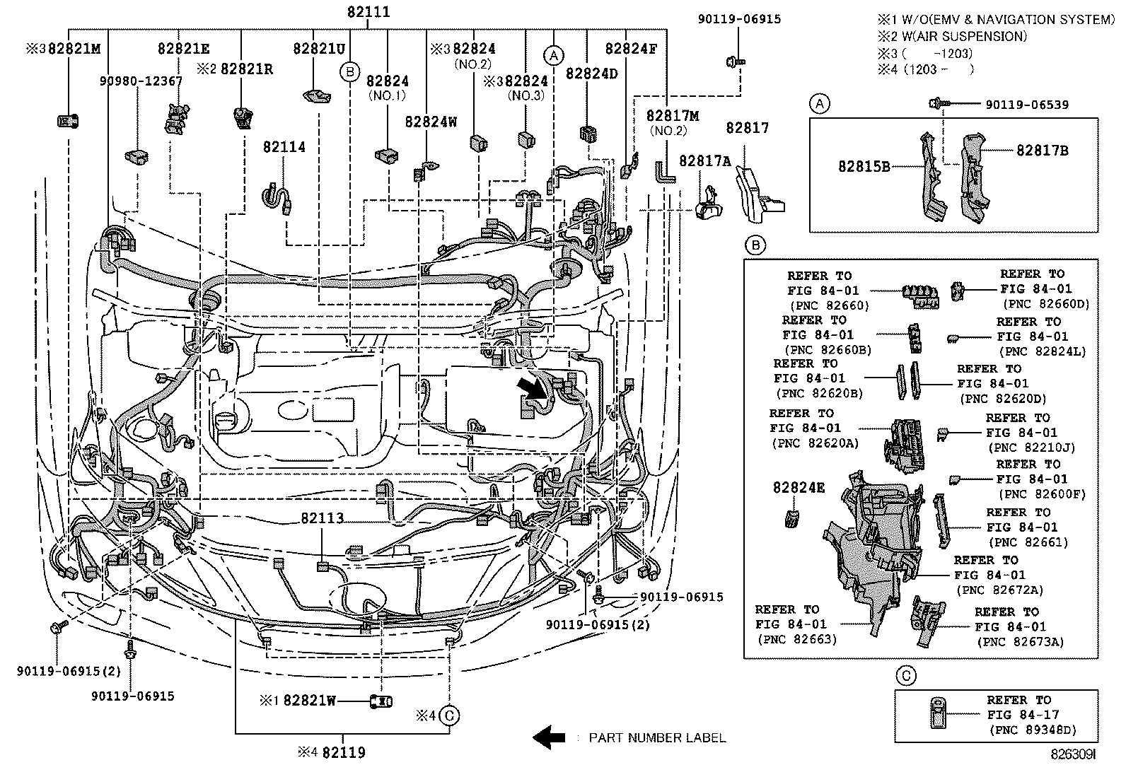 WIRING & CLAMP 1