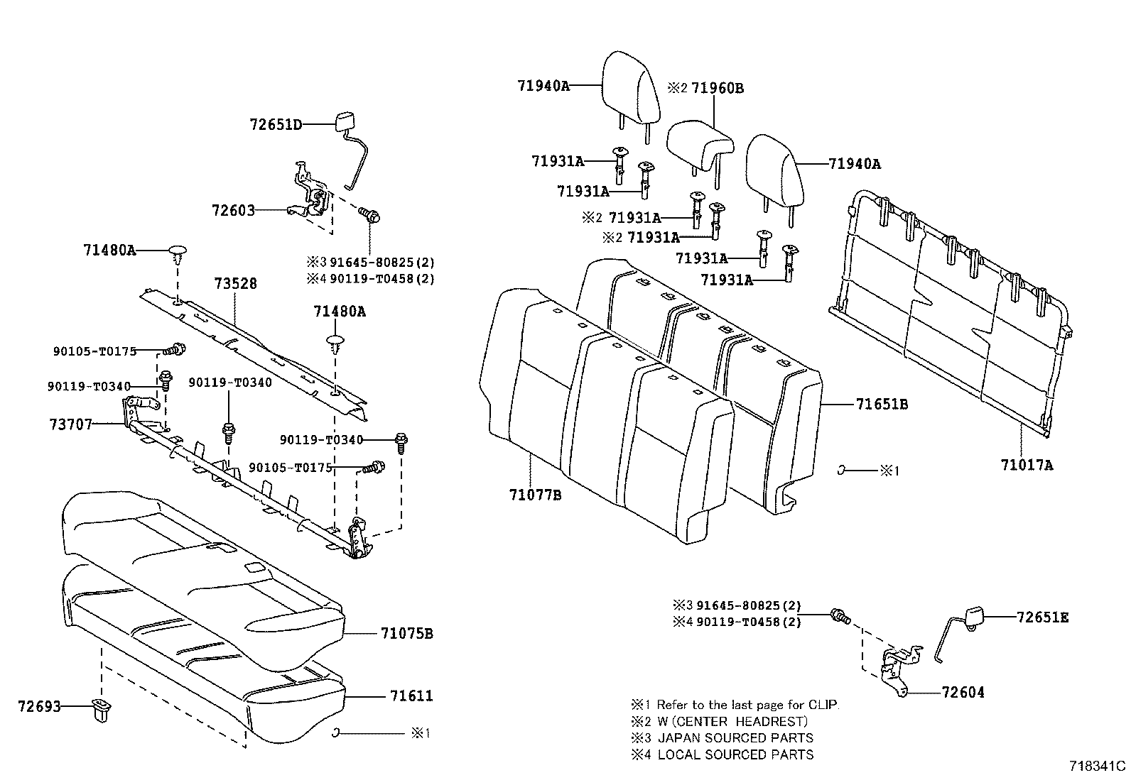 REAR SEAT & SEAT TRACK 1