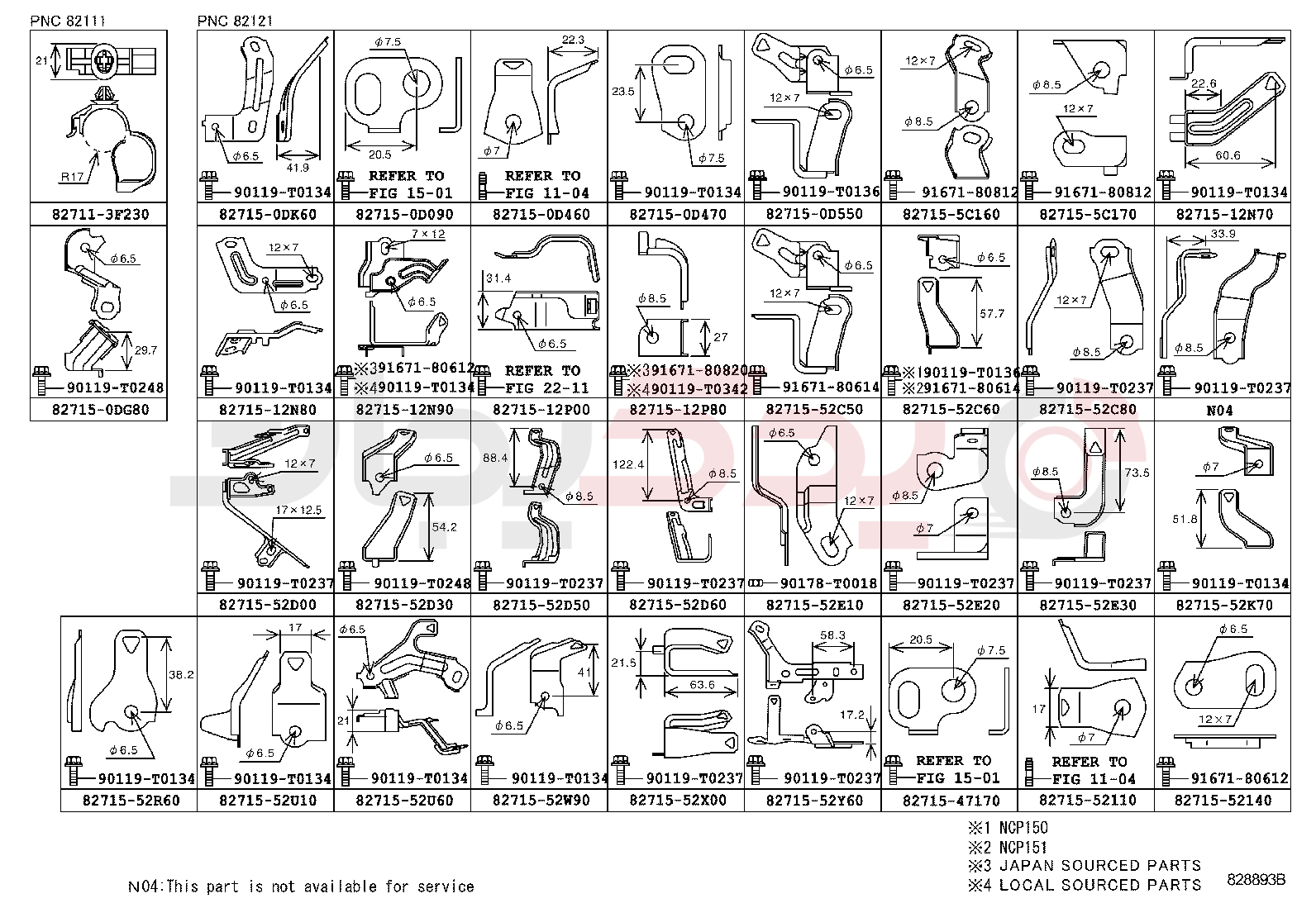 WIRING & CLAMP 5