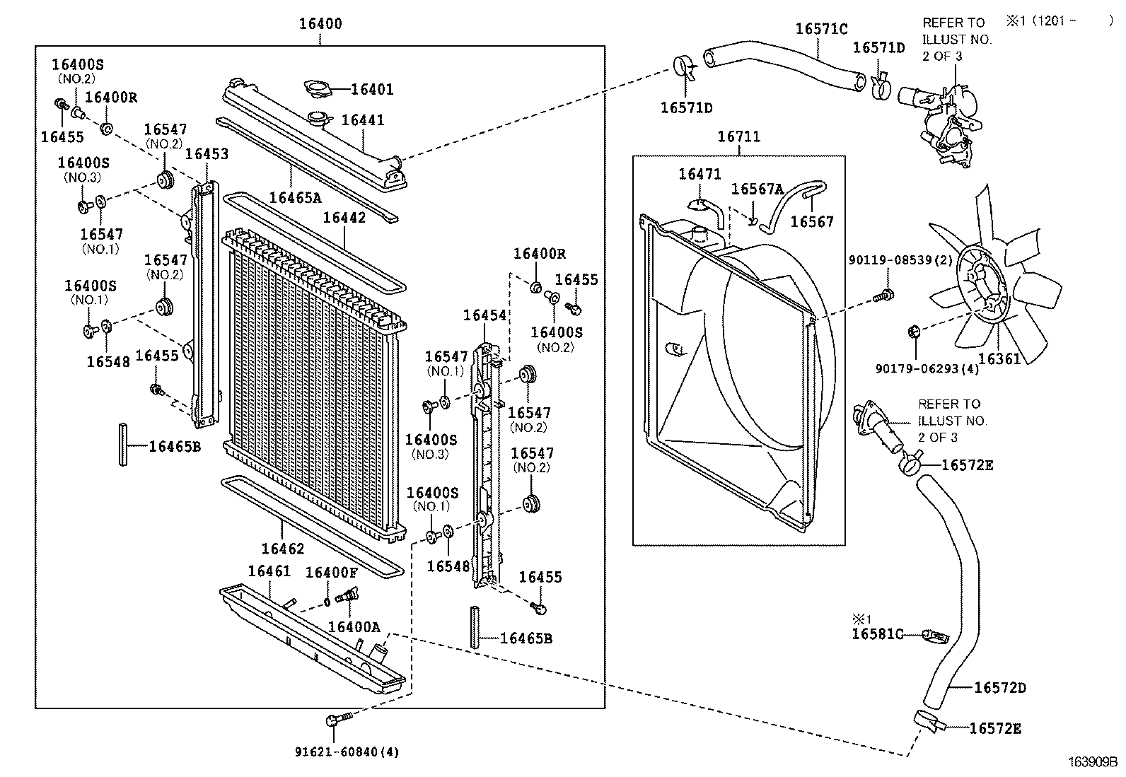 RADIATOR & WATER OUTLET 1