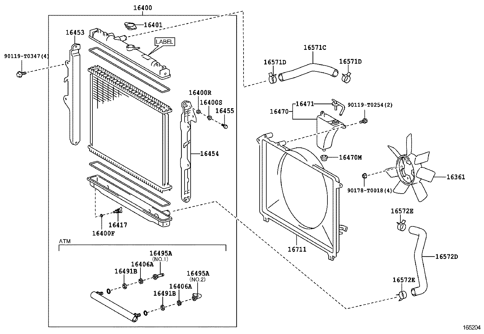 RADIATOR & WATER OUTLET 1