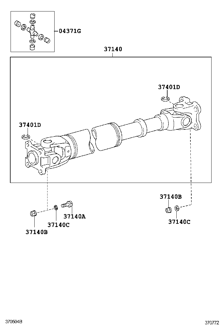 PROPELLER SHAFT & UNIVERSAL JOINT 1