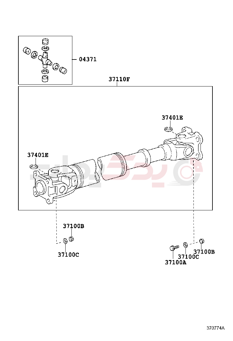 PROPELLER SHAFT & UNIVERSAL JOINT 3