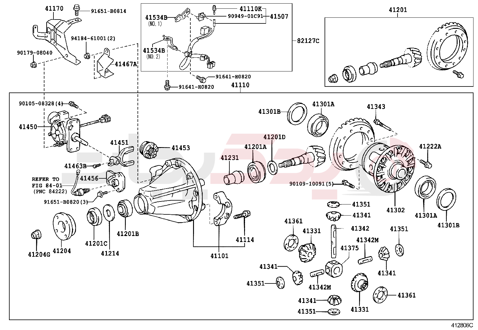 REAR AXLE HOUSING & DIFFERENTIAL 3