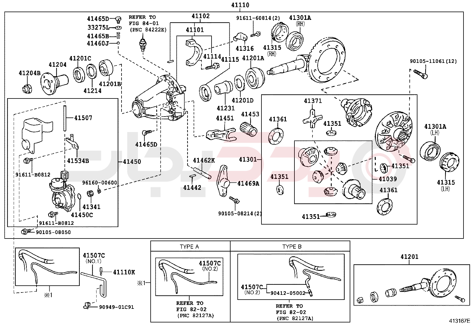 REAR AXLE HOUSING & DIFFERENTIAL 2