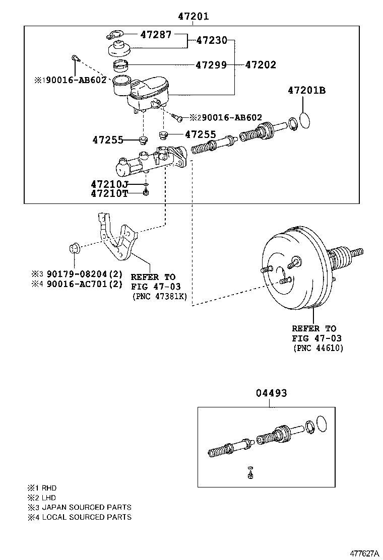 BRAKE MASTER CYLINDER 1