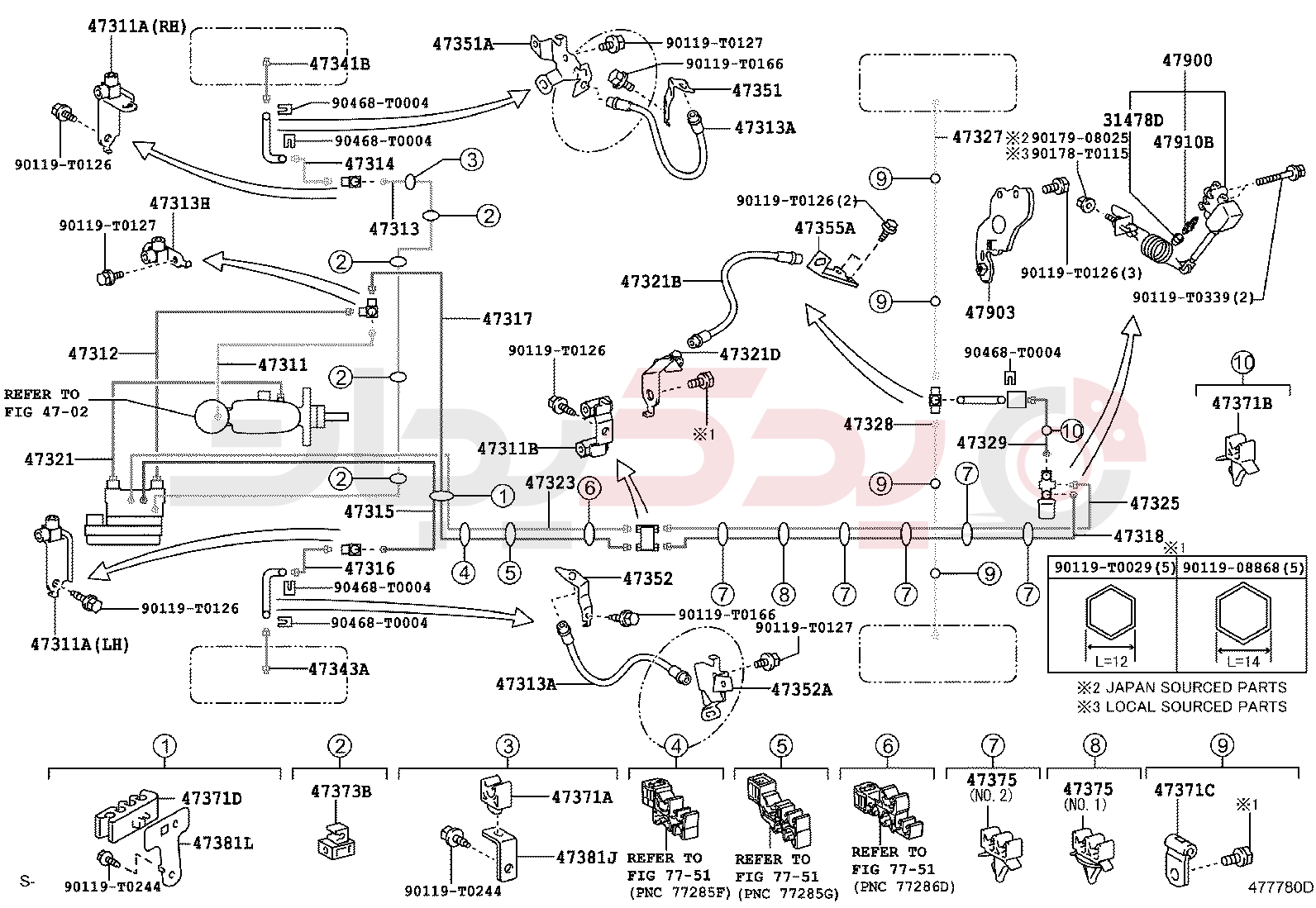 BRAKE TUBE & CLAMP 2