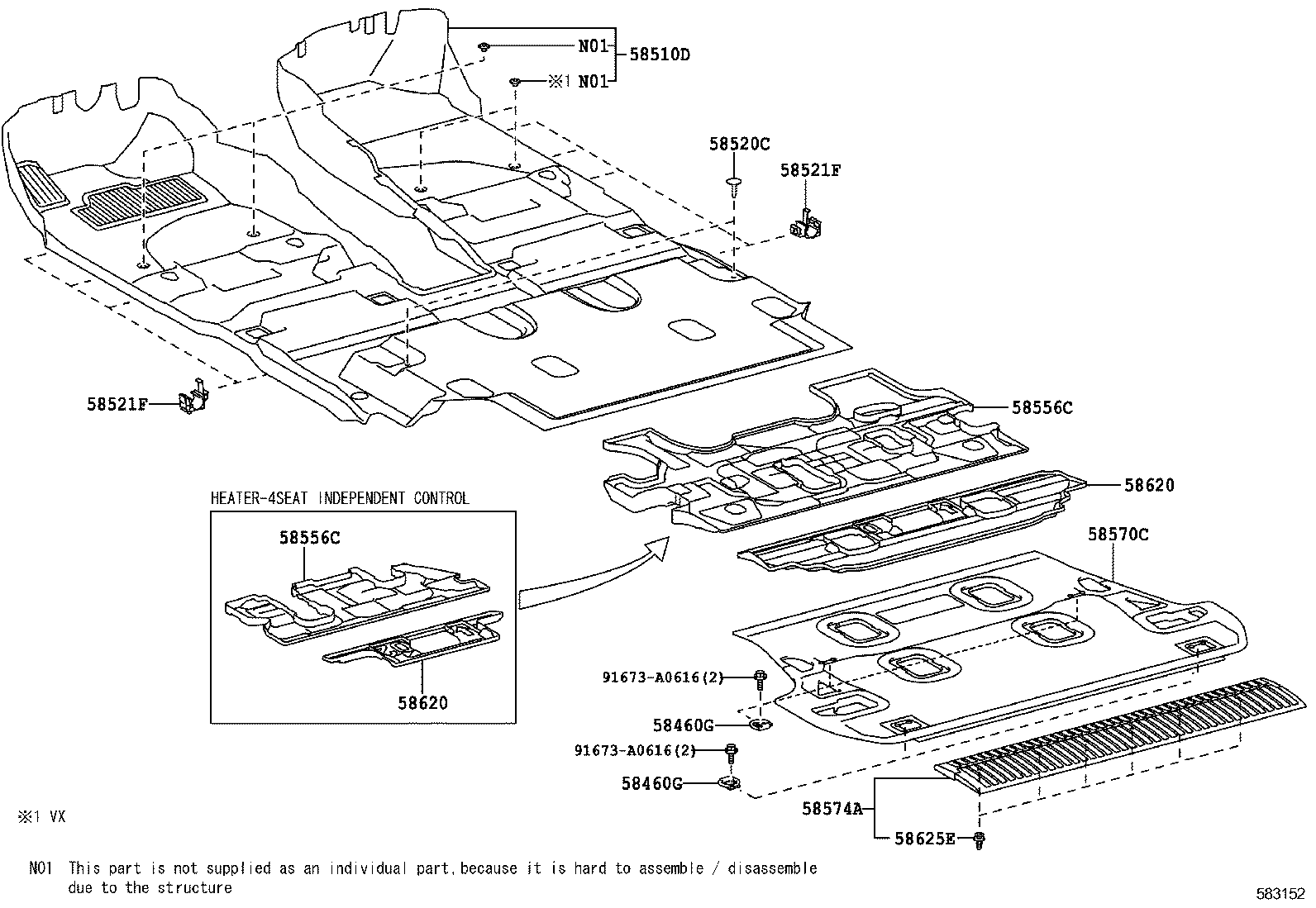 FLOOR MAT & SILENCER PAD 1