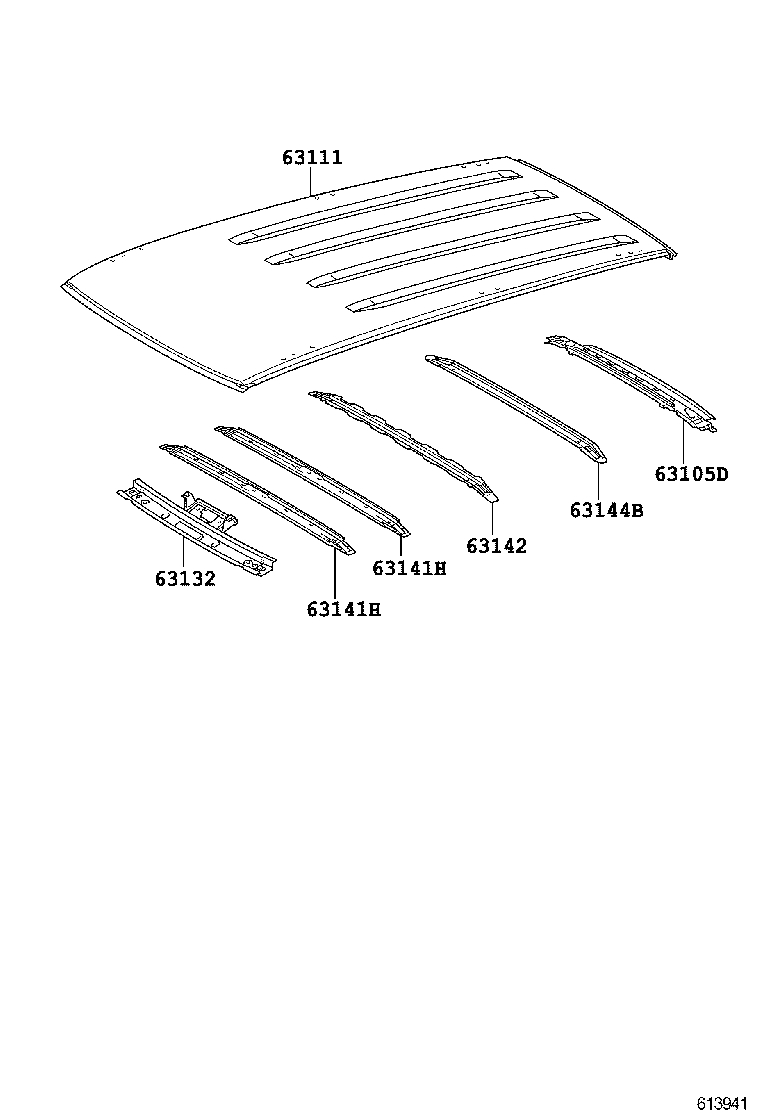 ROOF PANEL & BACK PANEL 1