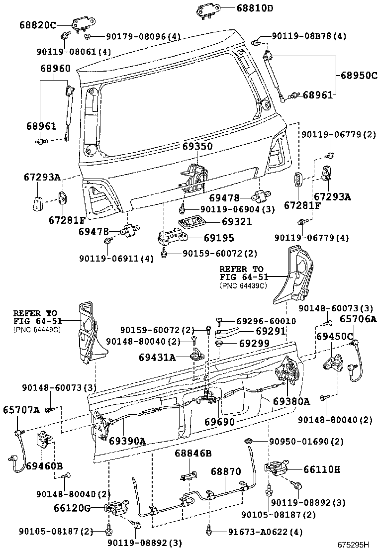 BACK DOOR LOCK & HINGE 1