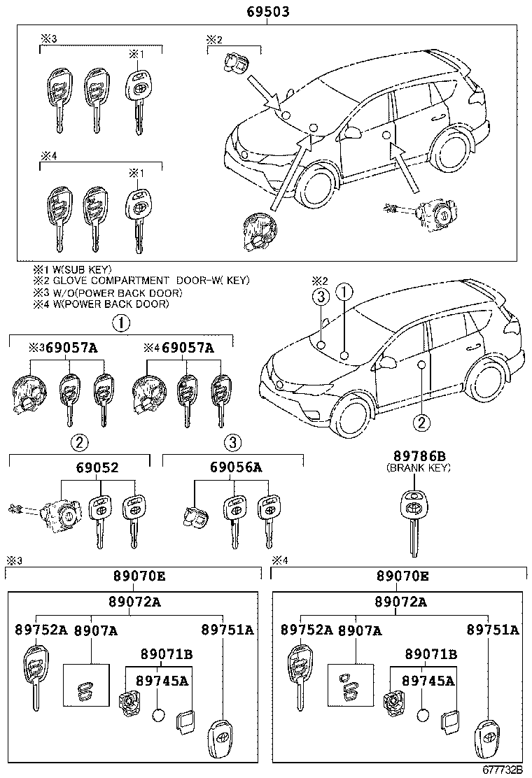 LOCK CYLINDER SET 1