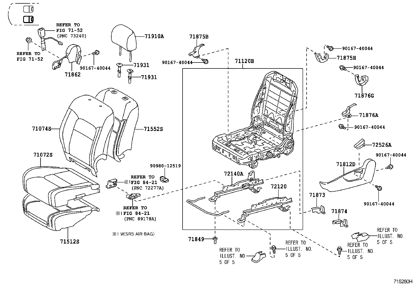 SEAT & SEAT TRACK 1