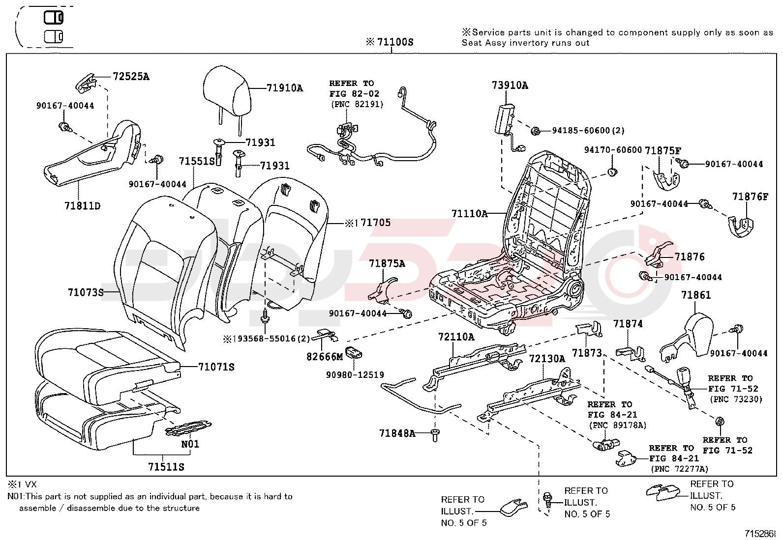 SEAT & SEAT TRACK 6