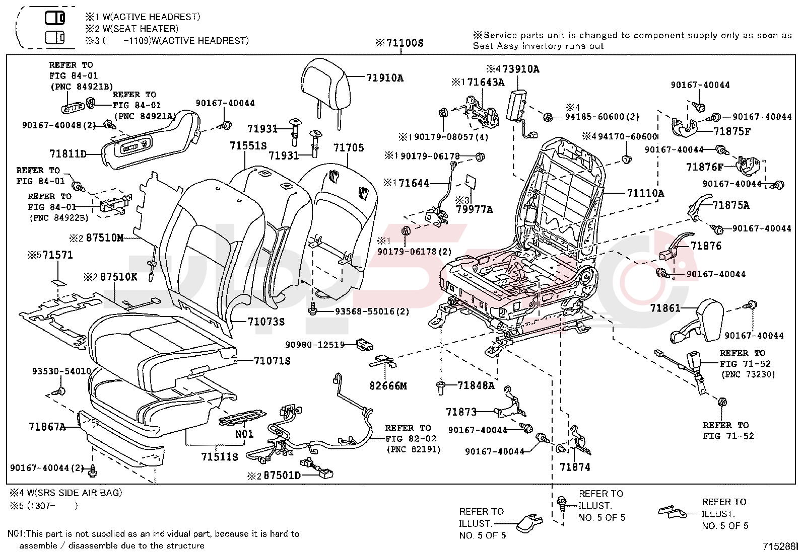 SEAT & SEAT TRACK 7