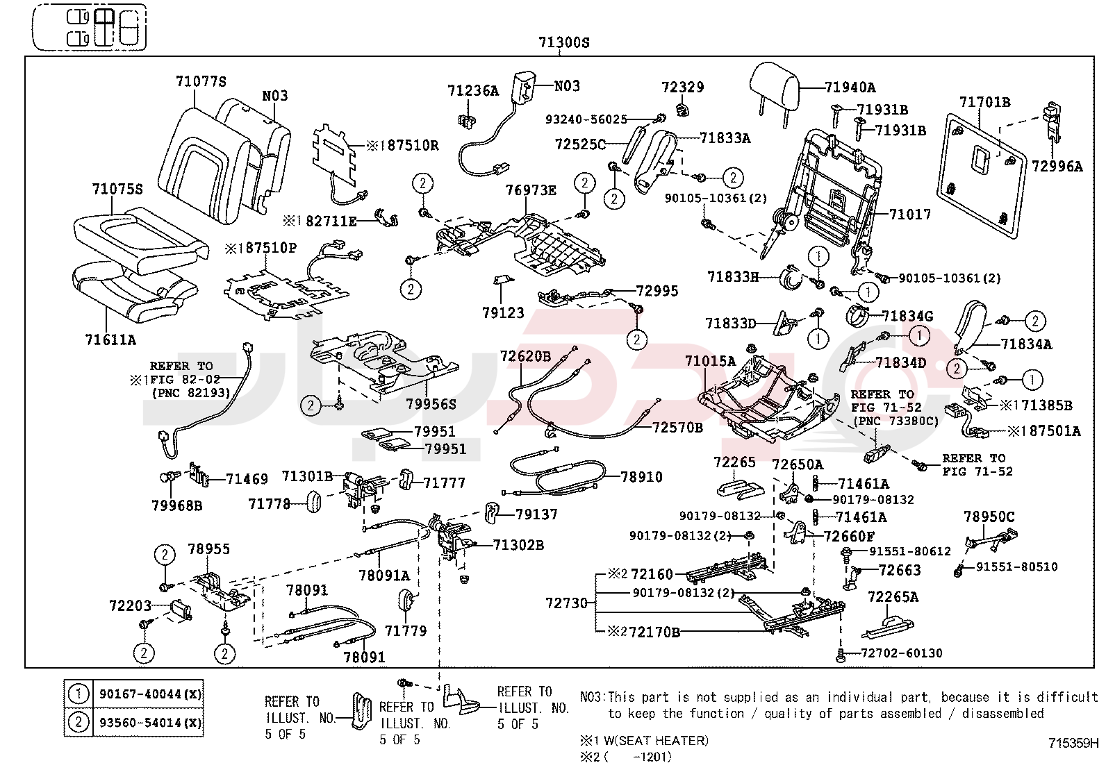 SEAT & SEAT TRACK 11