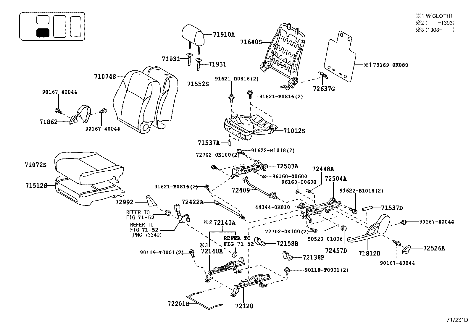 SEAT & SEAT TRACK 1