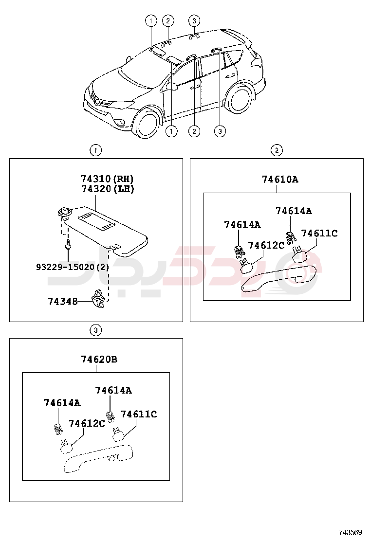 ARMREST & VISOR 2