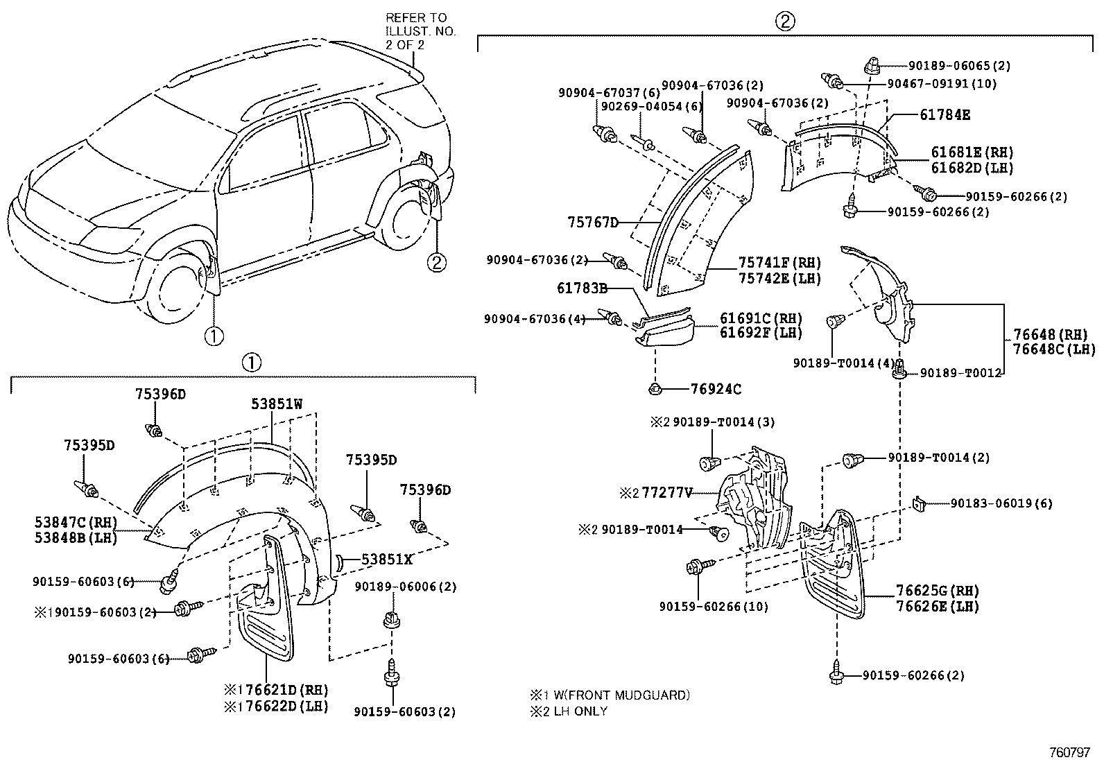 SPOILER & SIDE MUDGUARD 1