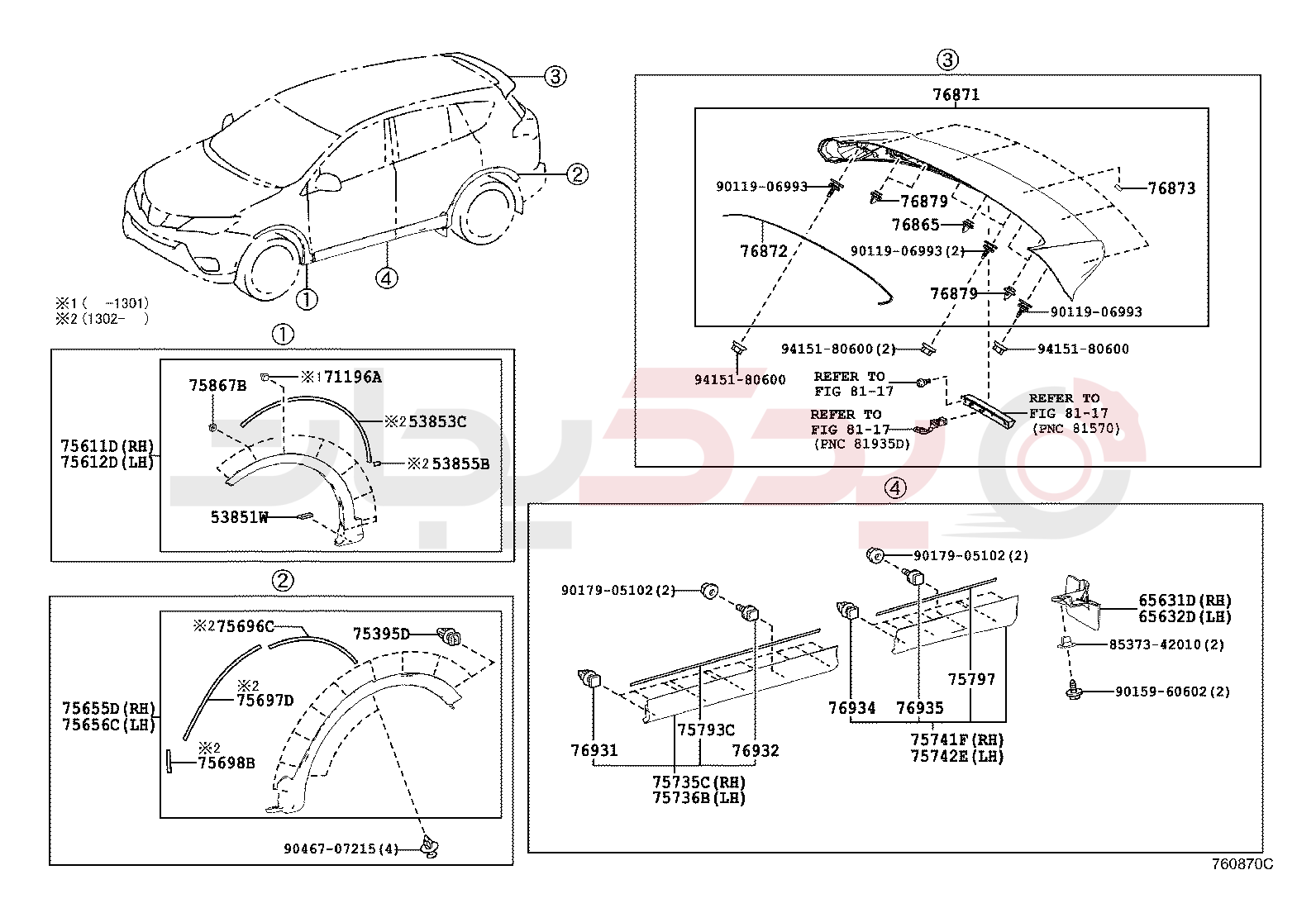 SPOILER & SIDE MUDGUARD 2