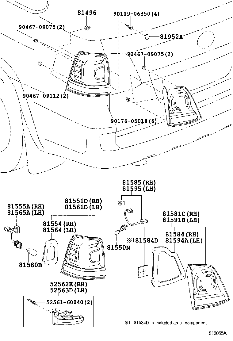 REAR COMBINATION LAMP 1