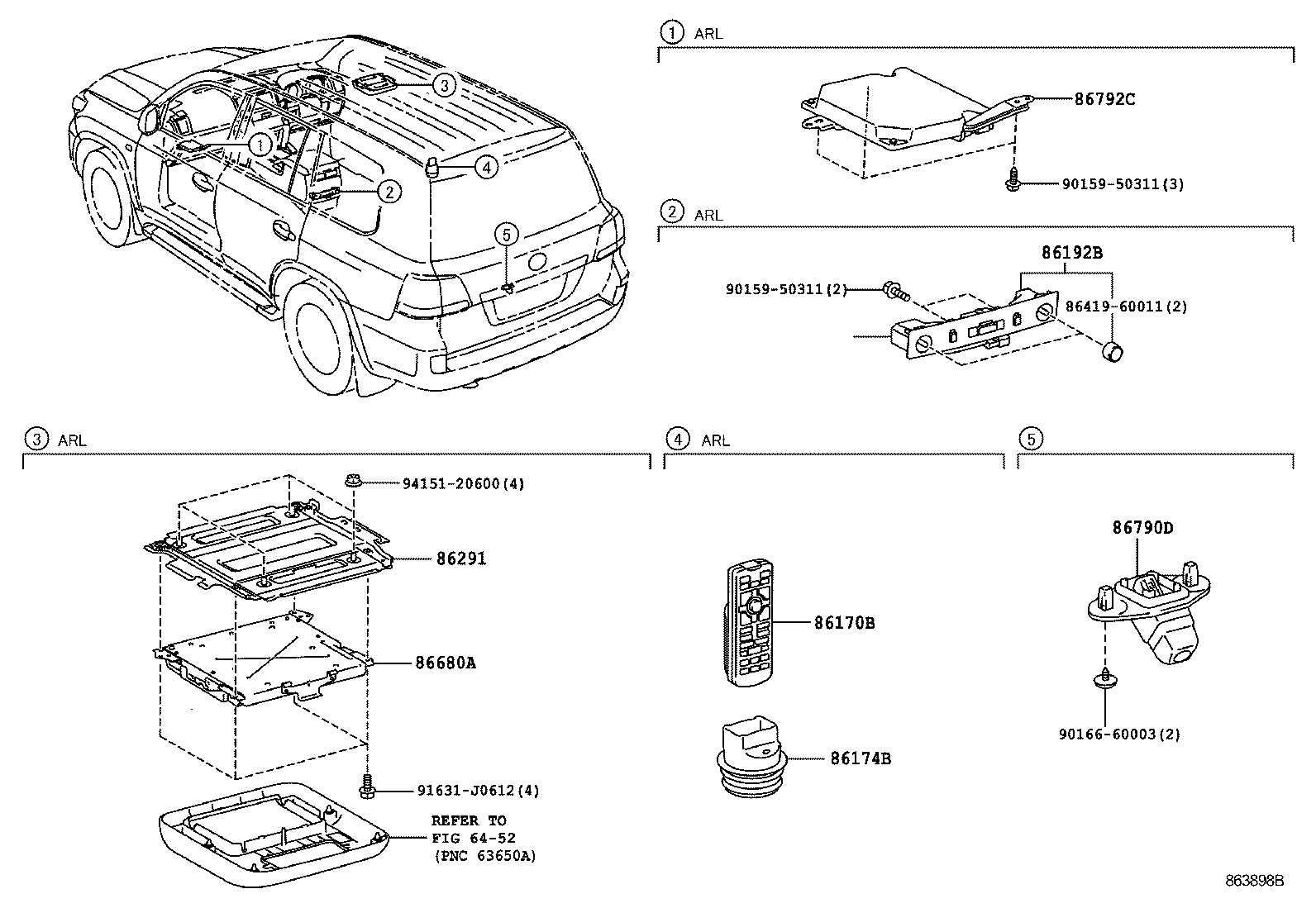 REAR MONITOR DISPLAY & CAMERA 1