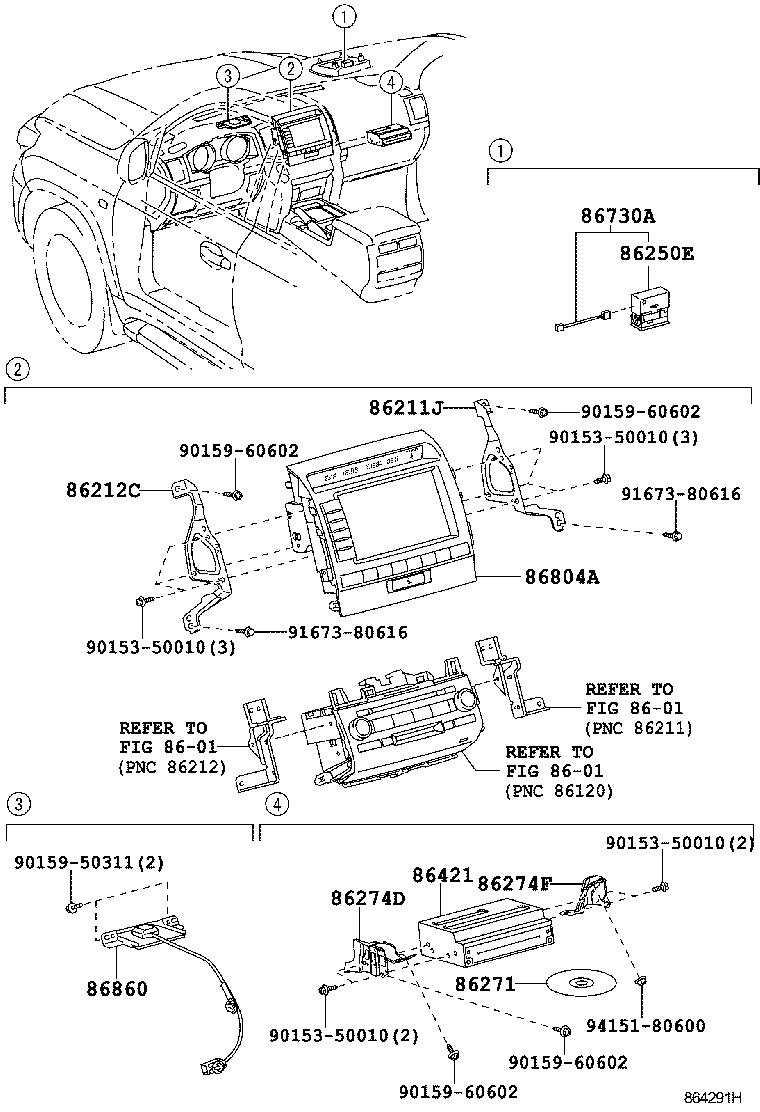 NAVIGATION & FRONT MONITOR DISPLAY 1