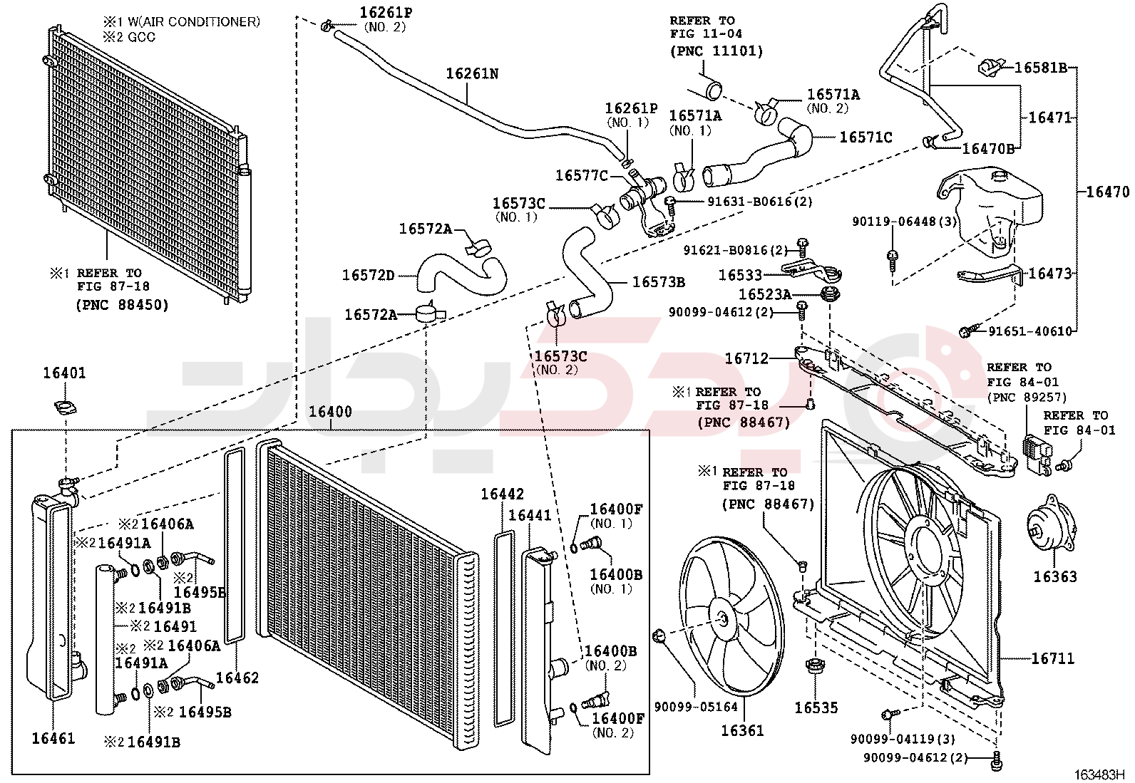 RADIATOR & WATER OUTLET 1