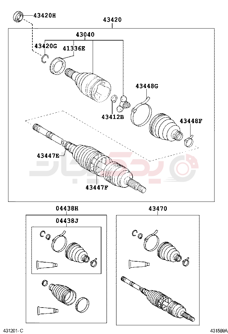 FRONT DRIVE SHAFT 2