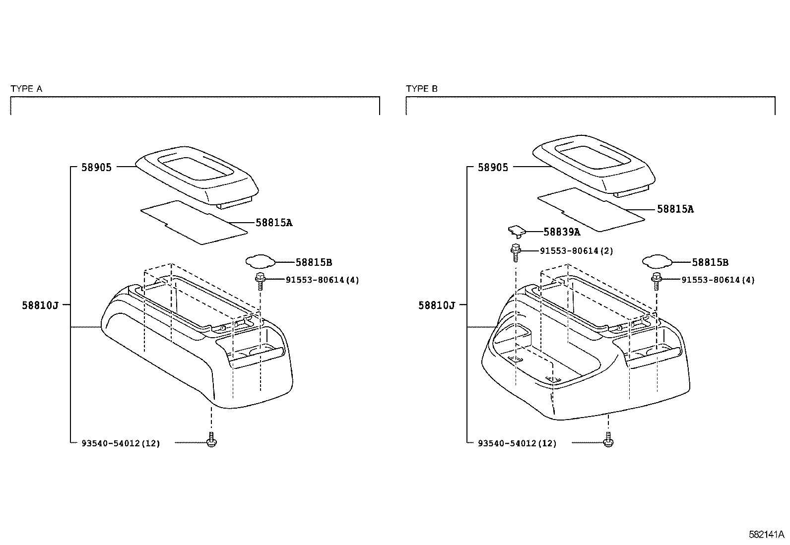 CONSOLE BOX & BRACKET 1