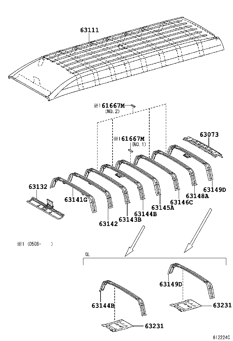 ROOF PANEL & BACK PANEL 1