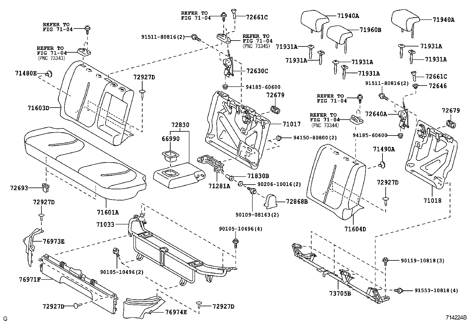 REAR SEAT & SEAT TRACK 1