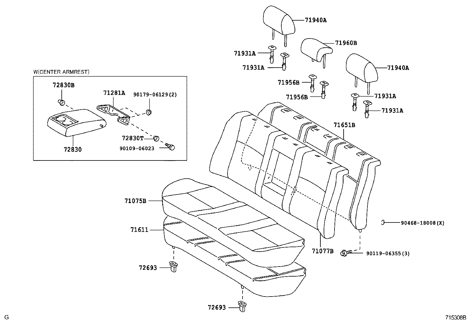 REAR SEAT & SEAT TRACK 1