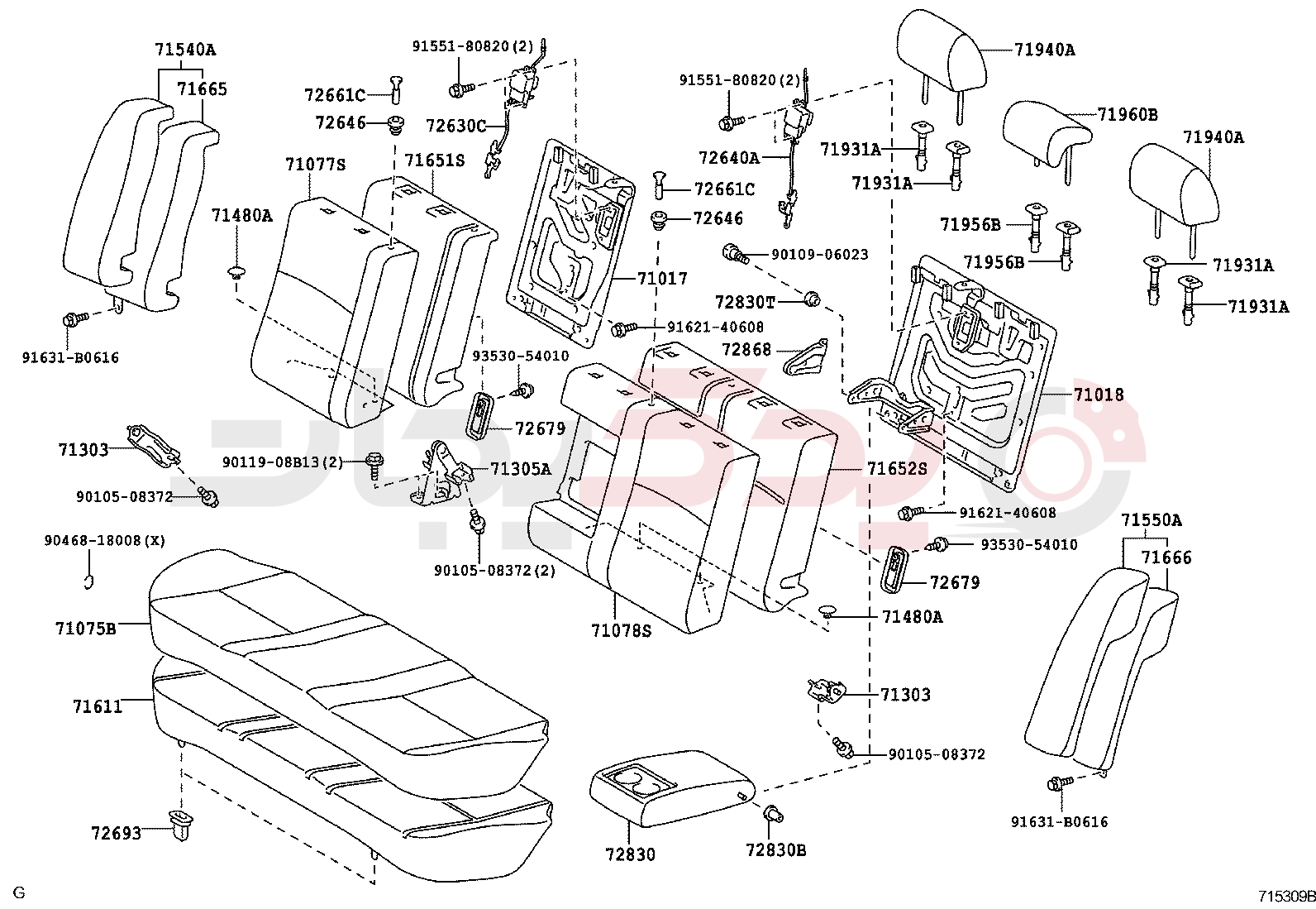 REAR SEAT & SEAT TRACK 2