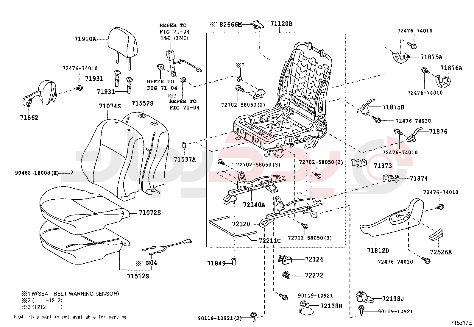 FRONT SEAT & SEAT TRACK 6