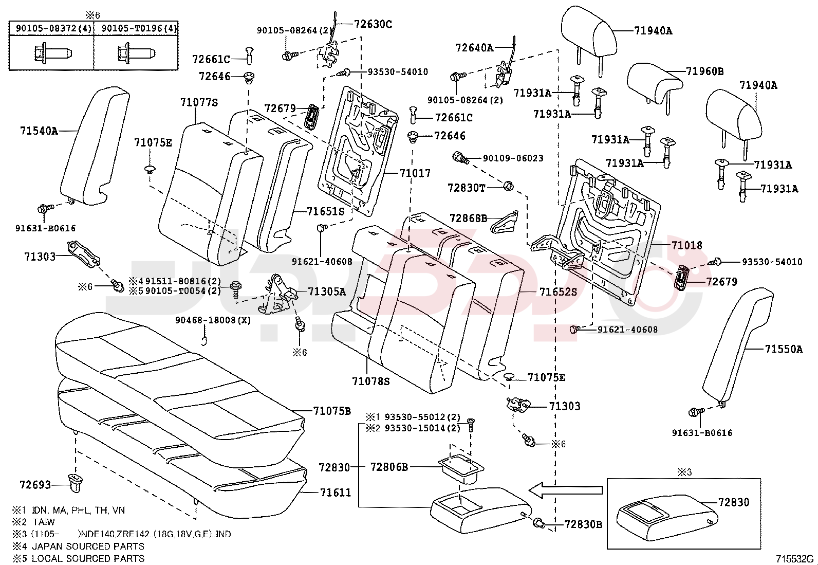 REAR SEAT & SEAT TRACK 2